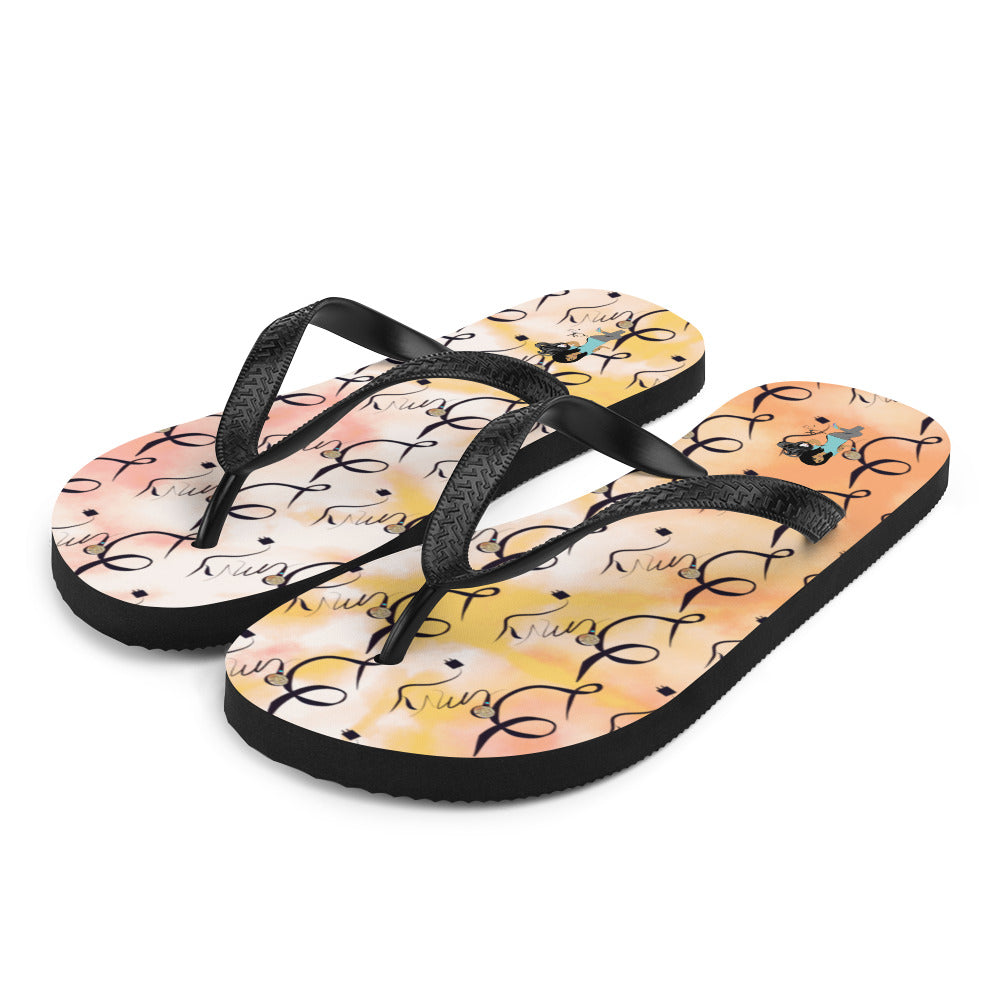 Dimvy Tie Dye Flip-Flops
