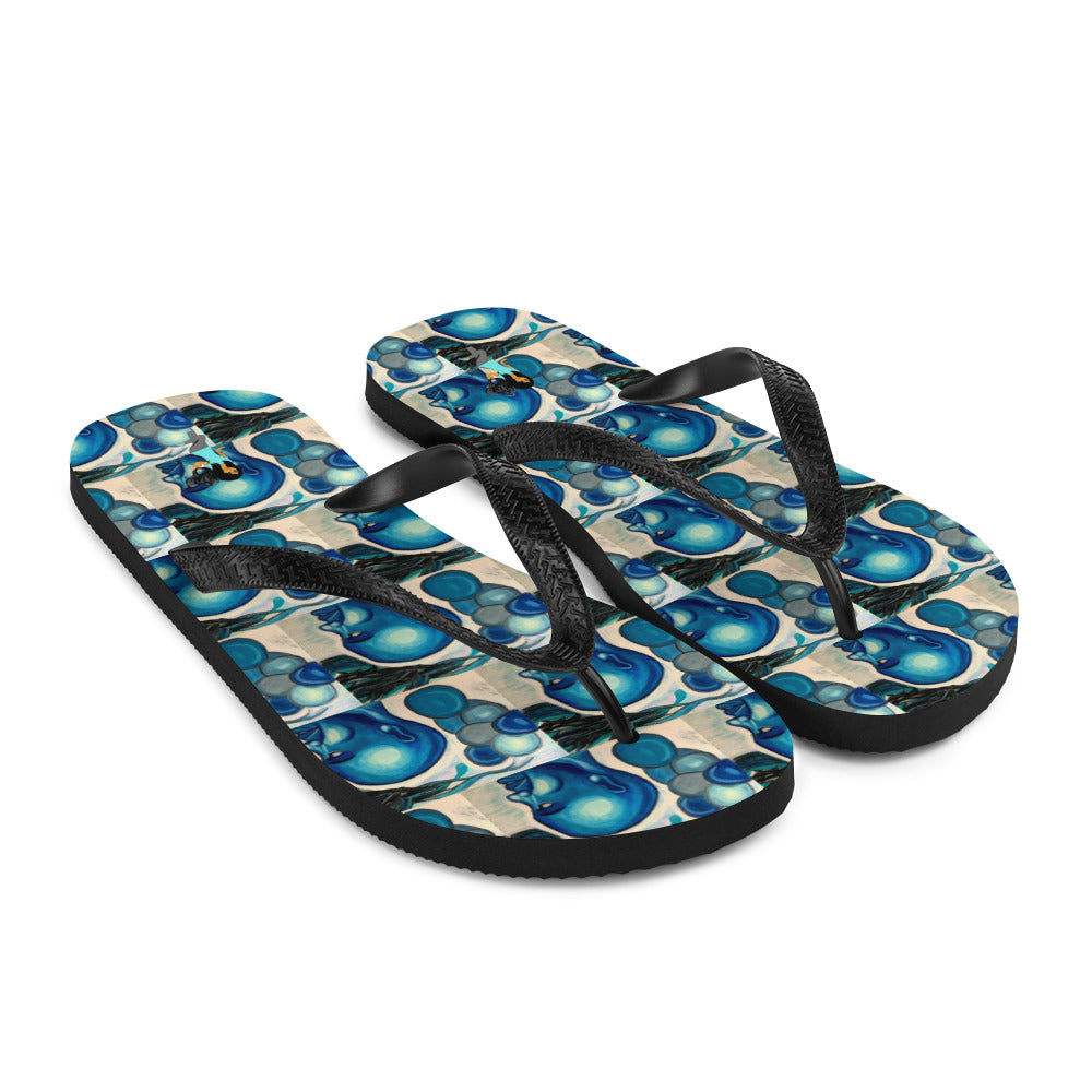 Dimvy Dreamy Blue’s Flip-Flops