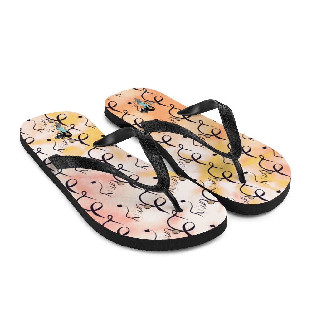 Dimvy Tie Dye Flip-Flops