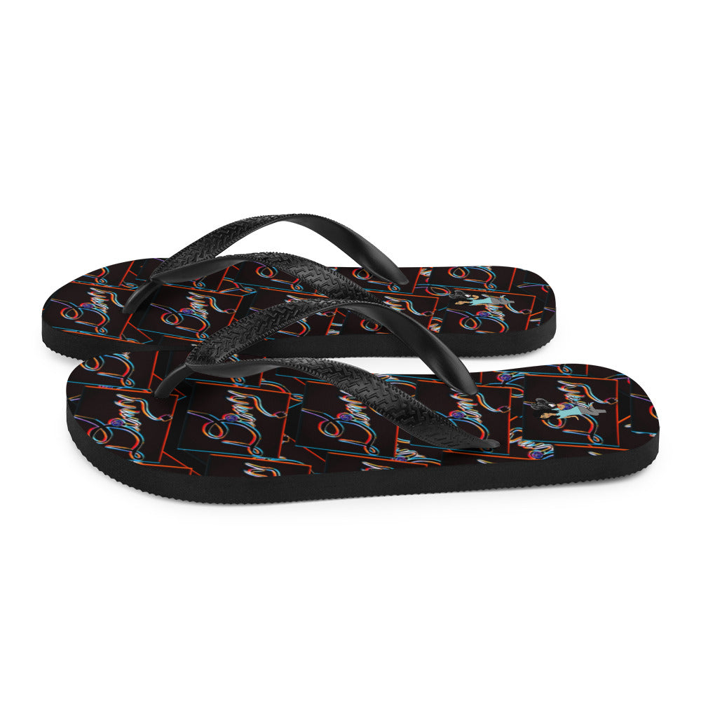 Dimvy Graffiti Flip-Flops