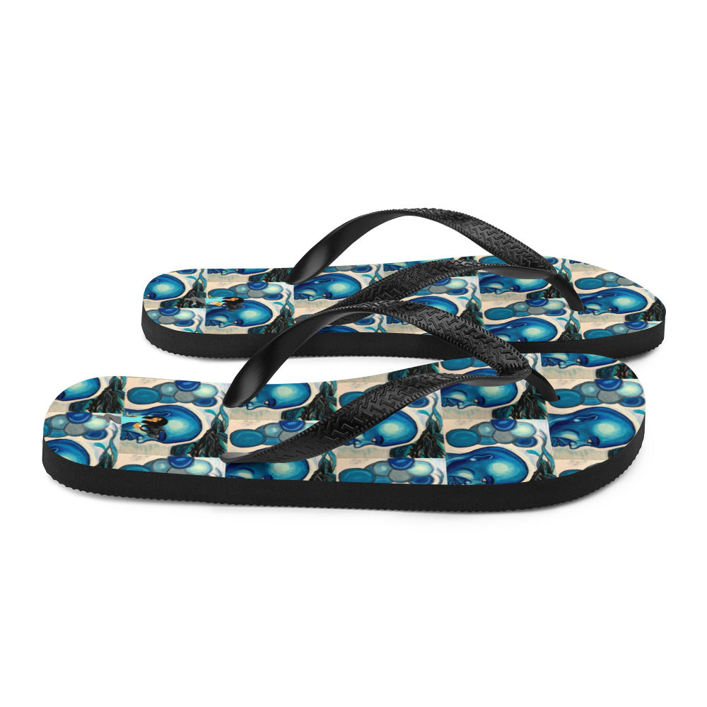 Dimvy Dreamy Blue’s Flip-Flops