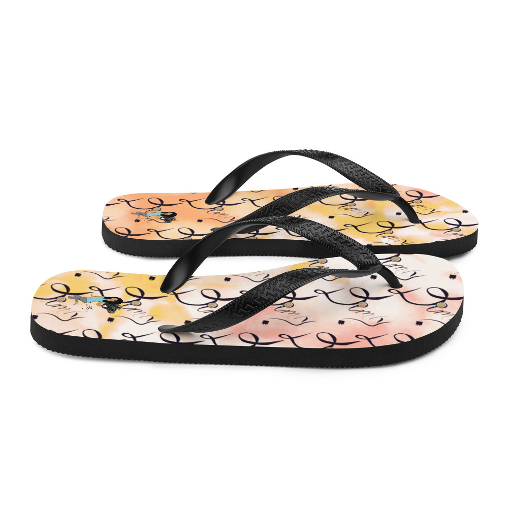 Dimvy Tie Dye Flip-Flops