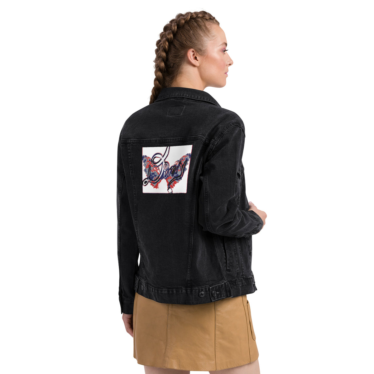 Dimvy Butterfly Unisex denim jacket