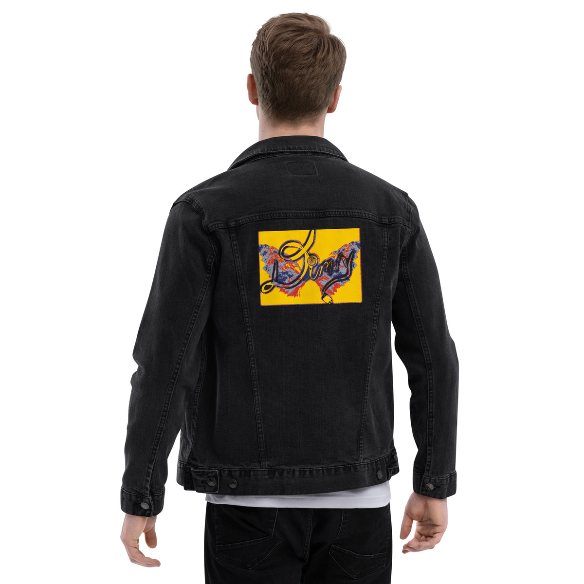 Dimvy Butterfly Unisex denim jacket