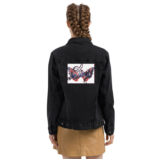Dimvy Butterfly Unisex denim jacket