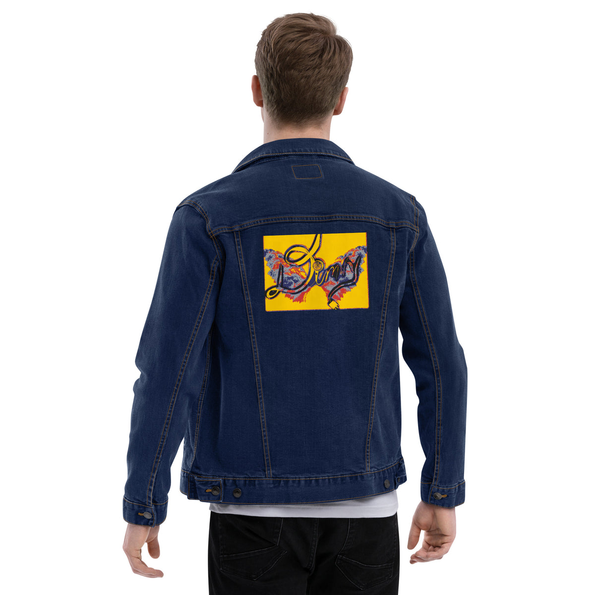 Dimvy Butterfly Unisex denim jacket