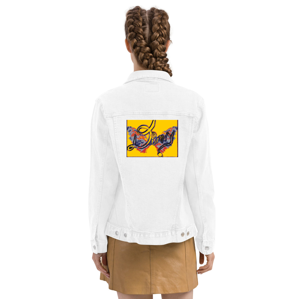 Dimvy Butterfly Unisex denim jacket