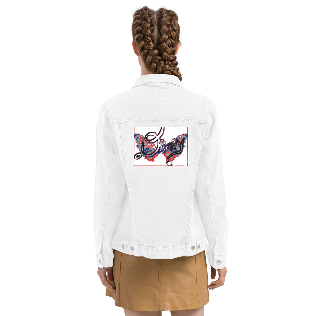 Dimvy Butterfly Unisex denim jacket