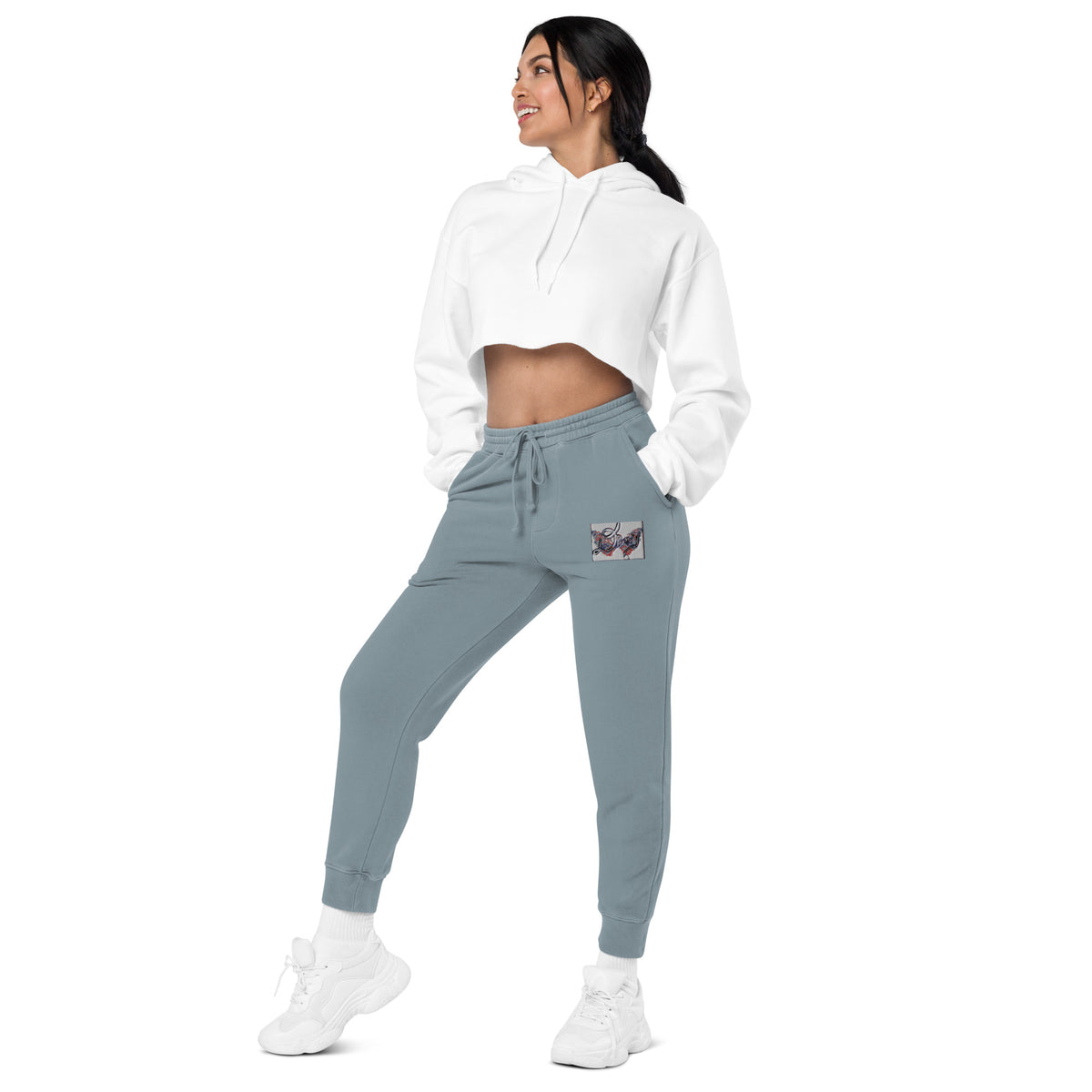 Dimvy Unisex pigment-dyed sweatpants