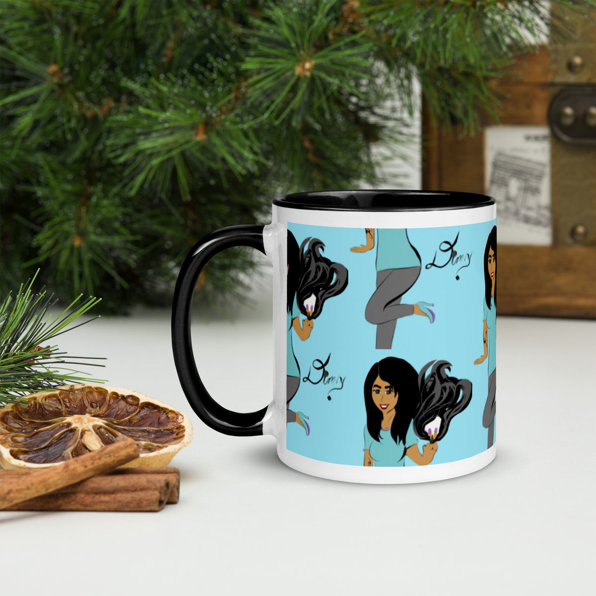 Dimvy Mug with Color Inside