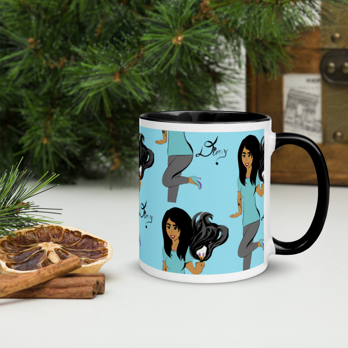 Dimvy Mug with Color Inside