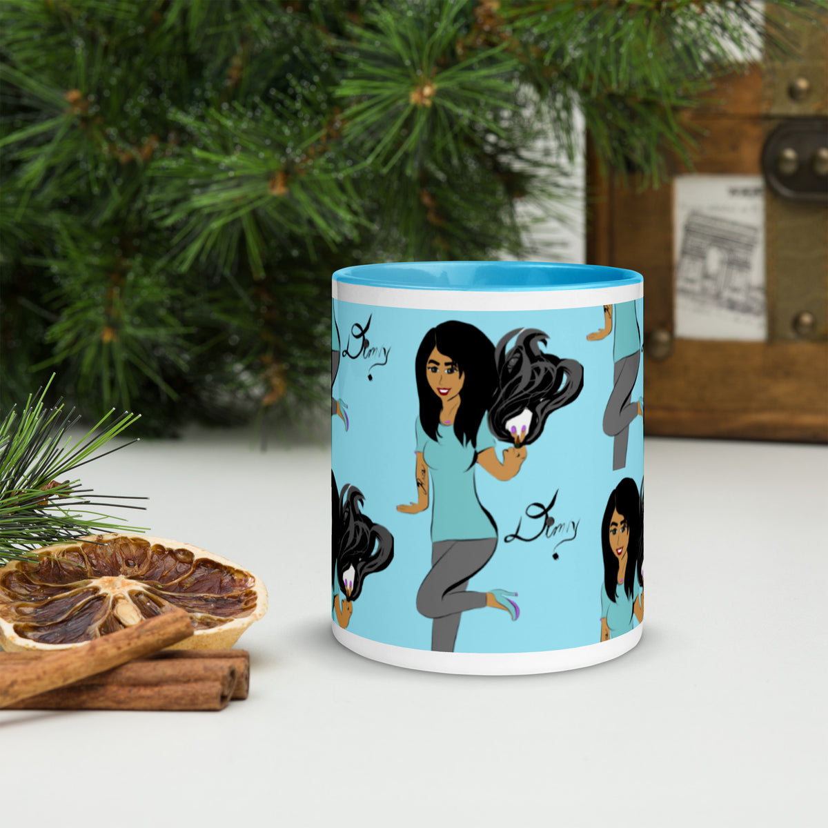 Dimvy Mug with Color Inside