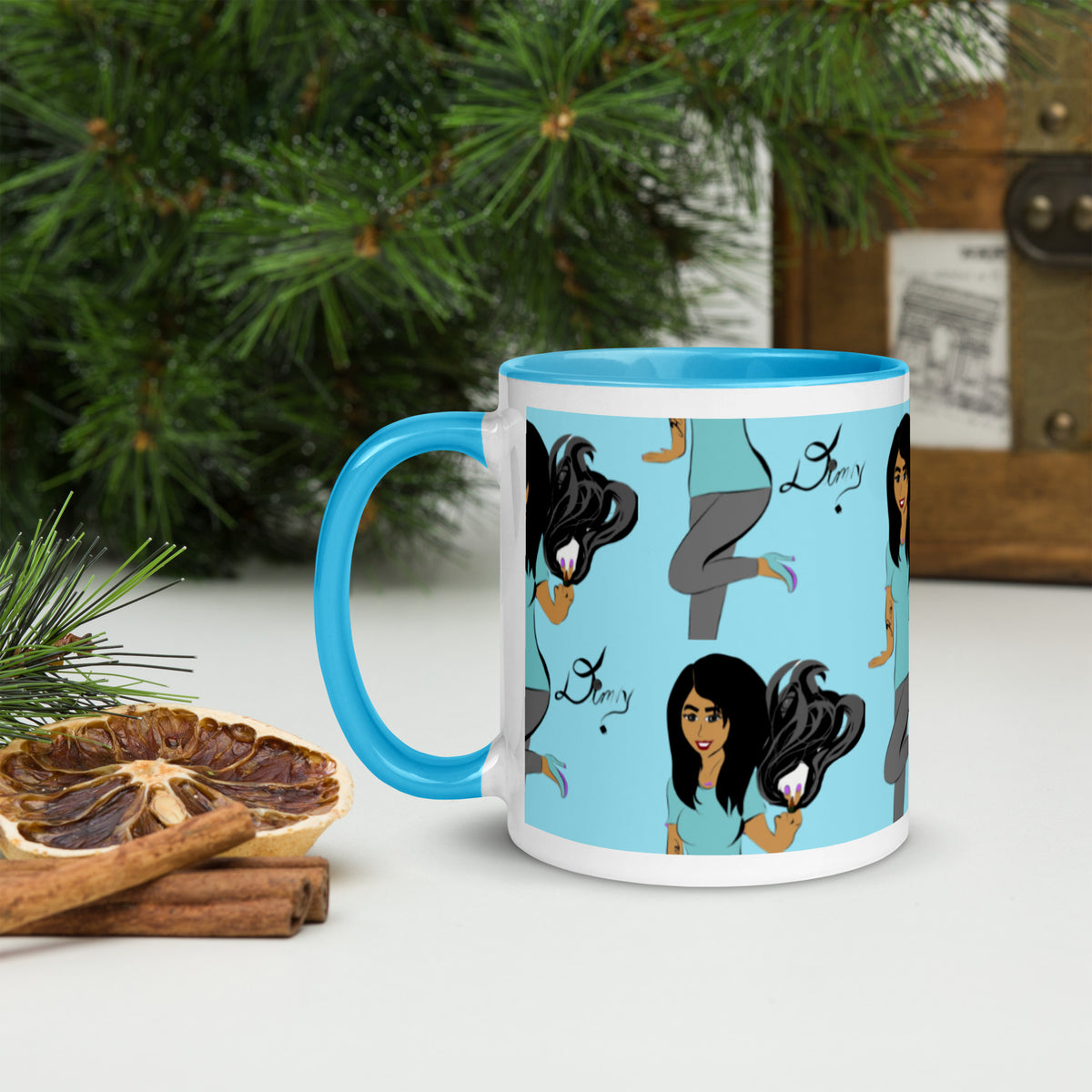 Dimvy Mug with Color Inside
