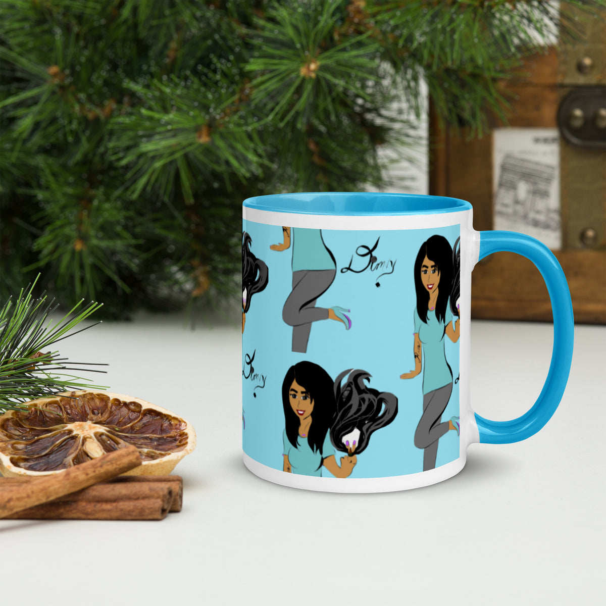 Dimvy Mug with Color Inside