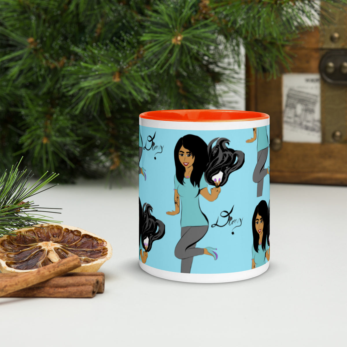 Dimvy Mug with Color Inside
