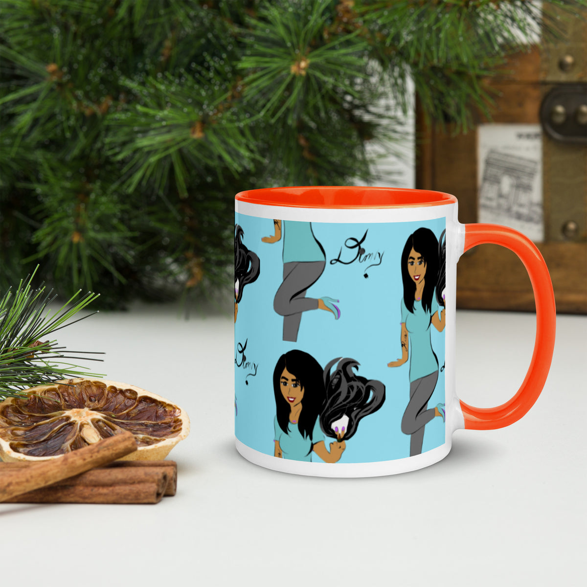 Dimvy Mug with Color Inside