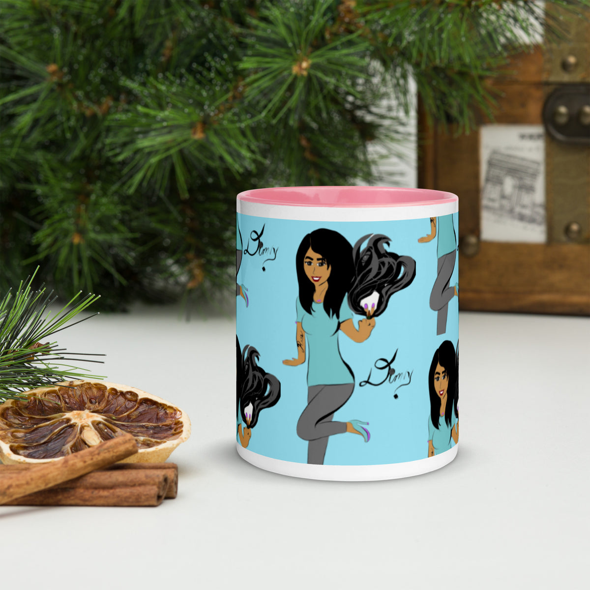 Dimvy Mug with Color Inside