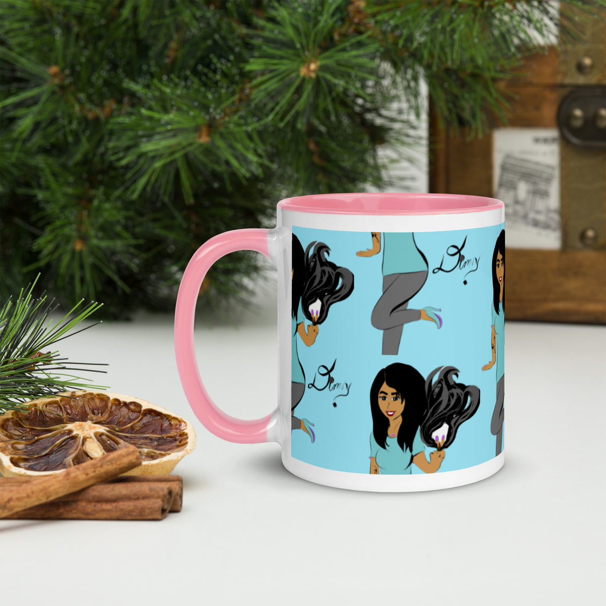 Dimvy Mug with Color Inside