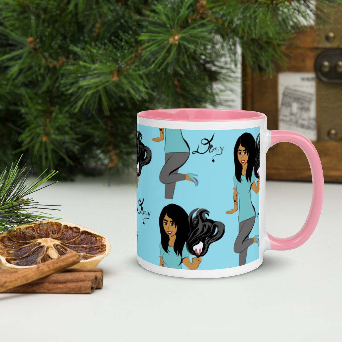 Dimvy Mug with Color Inside