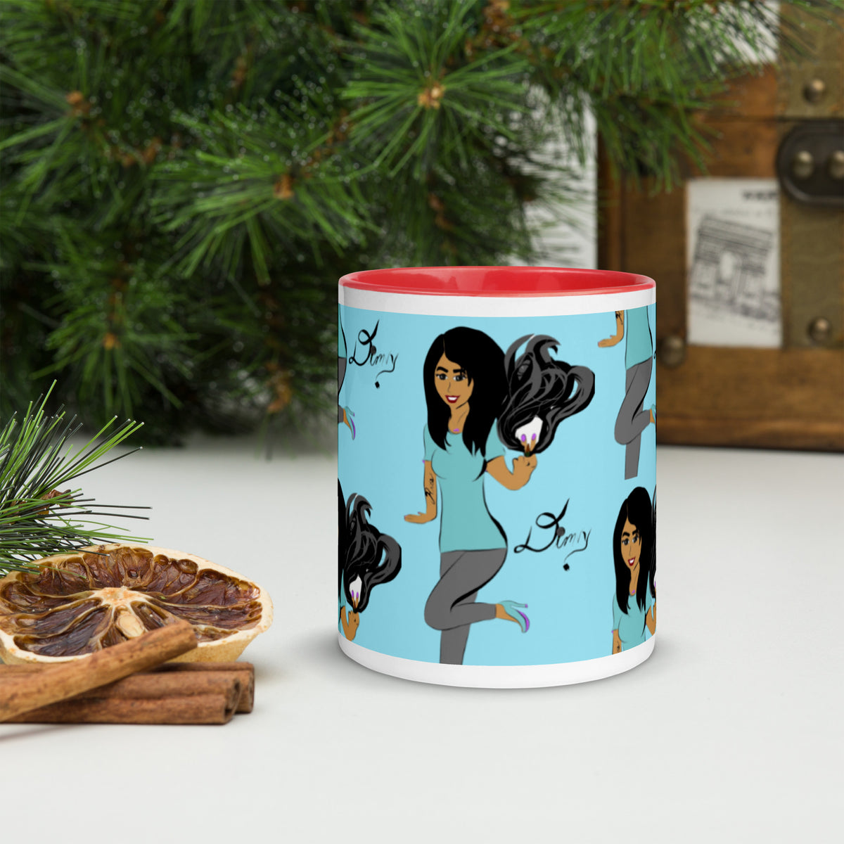 Dimvy Mug with Color Inside