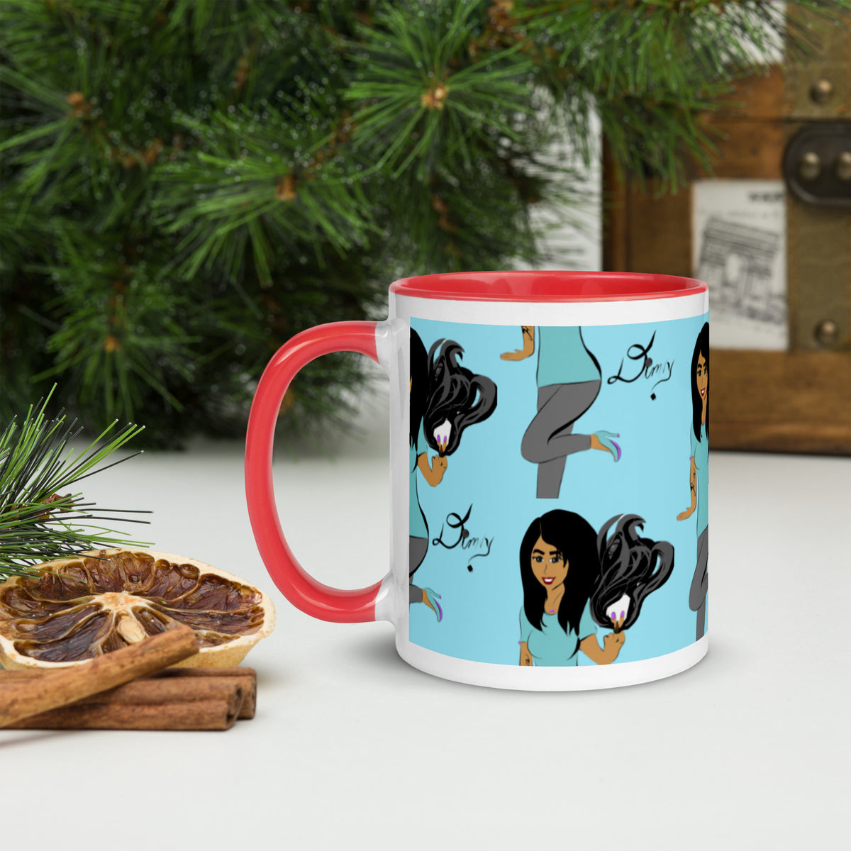 Dimvy Mug with Color Inside