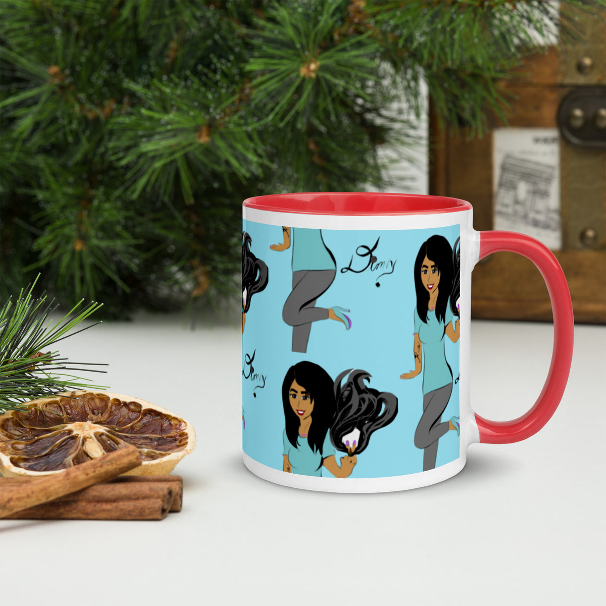 Dimvy Mug with Color Inside