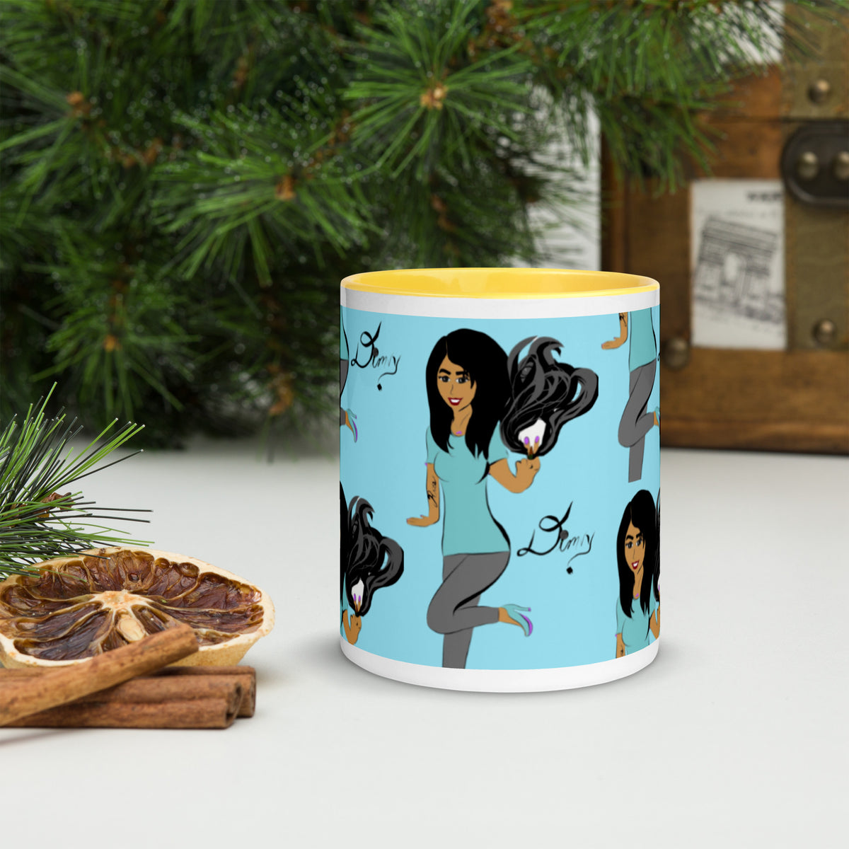 Dimvy Mug with Color Inside