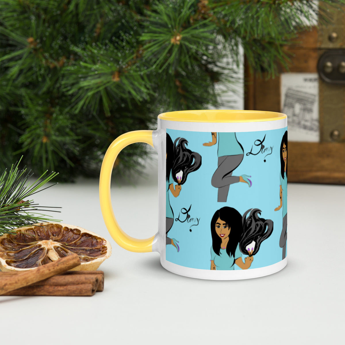 Dimvy Mug with Color Inside