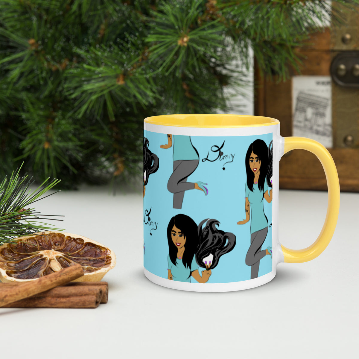 Dimvy Mug with Color Inside