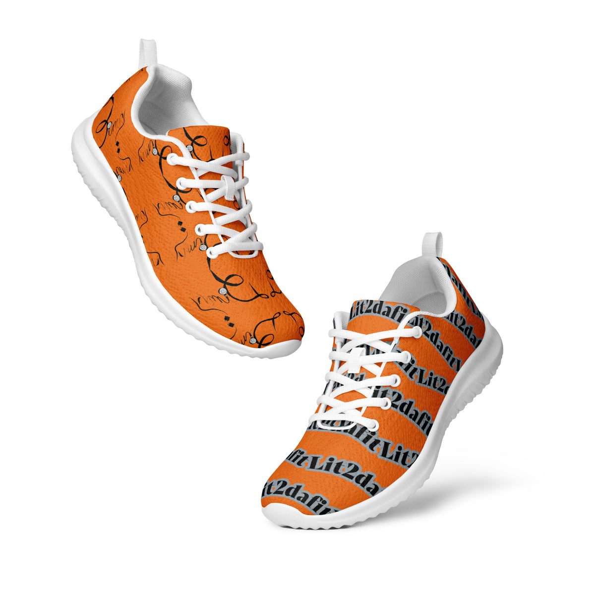 Dimvy Women’s Orange Cream athletic shoes